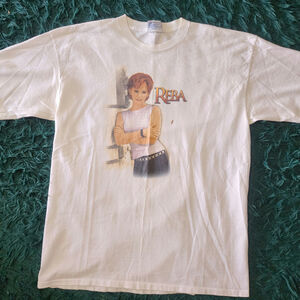 Vintage 2001 Reba Tour Tee Country Music Graphic Shirt USA XL